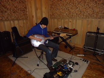 Dan on a Sitar Guitar
