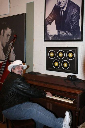 Tommy in good company at Sun Studio
