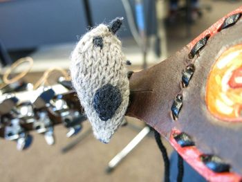 Knitted Bird made by New Folsom Prison Inmate
