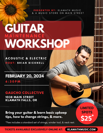 Guitar Maintenance Workshop - February 20, 2024
