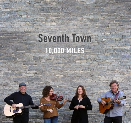 Album cover for Seventh Town's upcoming CD, called 10,000 Miles