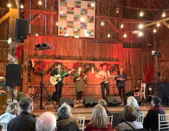 Seventh Town performing at The Eddie Barn in Prince Edward County, Ontario
