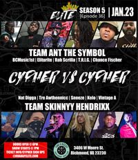 RVA Rap Elite: Ant The Symbol vs. Skinnyy Hendrixx Producer Cypher
