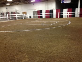 We put a "court" in our show ring
