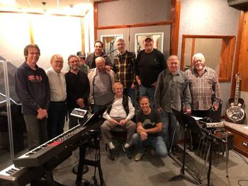 In the studio with legends David Frizzell, Pig Robbins, Harold Bradley and Jimmy Capps
