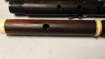 Metzler flute crack after sealing and reinserting the metal liner.
