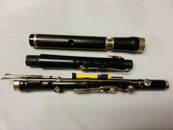 Flute by Denmark maker John Selboe ca. 1840.
