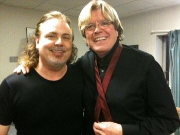 Me and the always entertaining Peter Noone (Herman's Hermits) in Merrillville, Indiana
