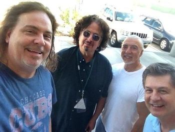 Me, Mark Volman (Turtles), Nick Fortuna and Carl Giammarese (Buckinghams) Indio, CA - March 2013
