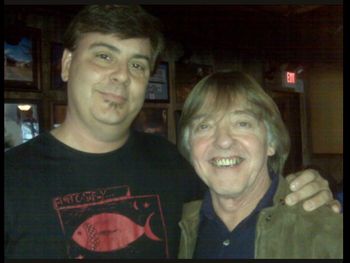 After a show in New York in 2009 with Joey Molland

