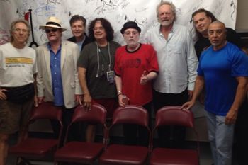 Gary Puckett, Micky Dolenz, Carl Giammarese, Mark Volman, Howard Kaylan, Dusty Hanvey, Me and Nick Fortuna - meet 'n greet (July 2012)
