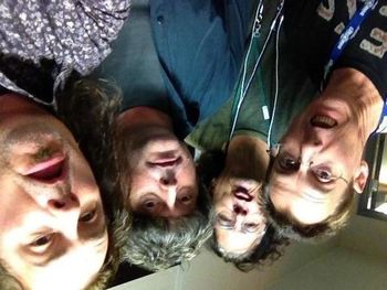 Wayne Avers (Mickey Dolenz), Mark Volman (The Turtles), Mitch Weissman (Beatlemania) and me.
