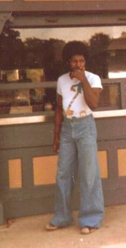 This was back in tha day of the real bell bottoms... I think this was in 1976?
