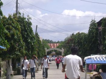 Street view of the town of Dolores in Eastern Samar... Guess what the main mode of transportation is?
