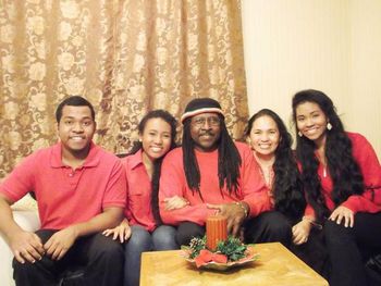 Hangin with the Fam... Everybody was feelin Red!
