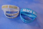 Beach Blues Silicone Wristbands/ Bracelets  (Glow in Dark) 