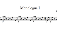 Monologue I (.pdf)