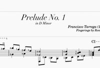 Prelude No. 1 (F. Tarrega)