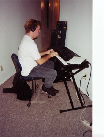 1999 - composing in my small, weirdly shaped apartment in San Diego, CA

