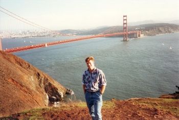 Posing in San Francisco, CA - 1994

