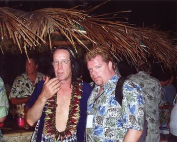 Todd Rundgren and Brian Grace - at his home in Kauai - June 2008
