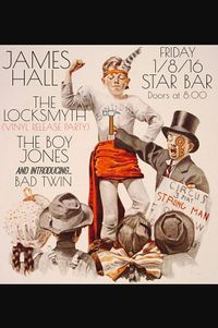 James Hall, The Locksmyth (Vinyl Release Party!!), The Boy Jones