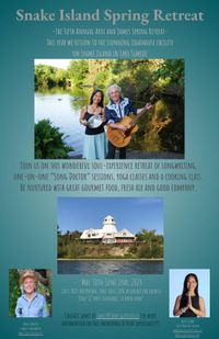 Spring Songwriting Retreat Weekend with Arvi Gosmo and James Gordon on Snake Island