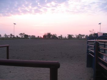 The sun should always set on a roping arena!!!
