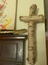 Birch driftwood cross  
