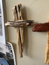 Magnet driftwood cross 