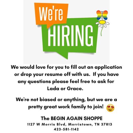 We're Hiring