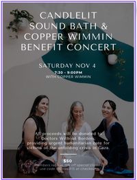 Candlelit Sound Bath & Benefit Concert