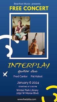 Free Concert with "Interplay" guitar duo