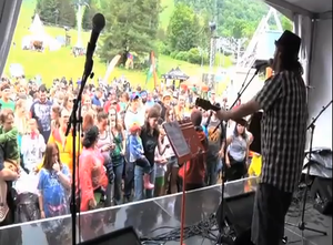 Opening for Michael Franti
