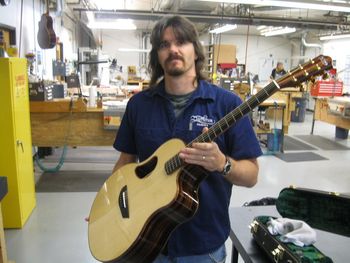 Matt, builder at McPherson Guitars Great Guitarist too
