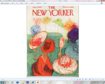 New Yorker Cover by my Mom..Su.1962
