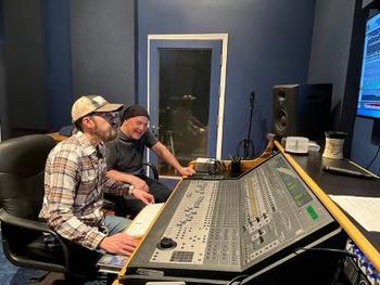Rodney & Wes mixing at Funhouse Studios, Nashville, TN

