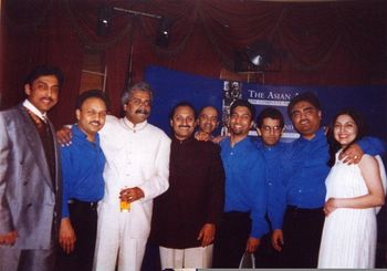 With playback singer Hariharan & Leslie Lewis
