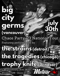Big City Germs w/ The Strains, The Tragedies, Trophy Knife