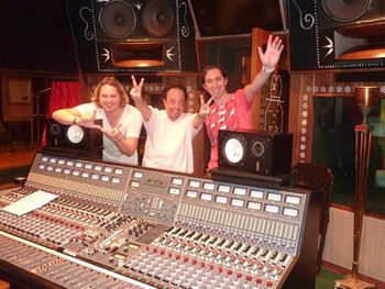 At House Of Blues studio L.A. with Sergio Mendes
