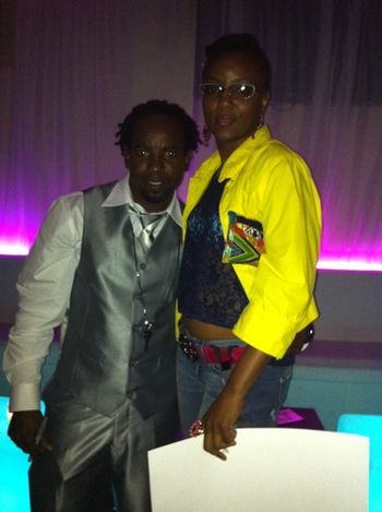 Mr. Glamarus with Celebrity Shelly at Mr. Glamarus Album Release Party

