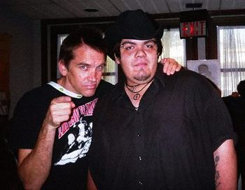 Damien with Bill Moseley.
