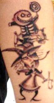 If you don't know where these 3 little characters came from you're an idiot. This one is on my inner left forearm.
