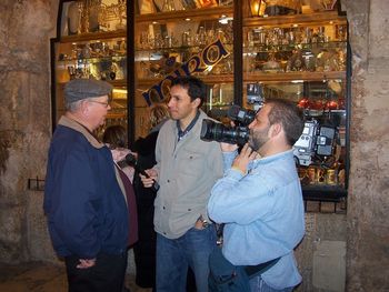 Our Pastor was interviewed in Jerusalem by a news crews that 'happened' to be there from our TX area. God is good at making ways for His Word to be heard, even on the 6 o'clock news.
