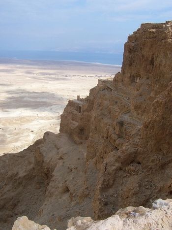 The view from Masada was priceless.
