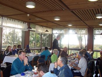 The dining area of the kibbutz.
