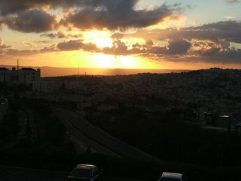 Sunset over Nazareth.
