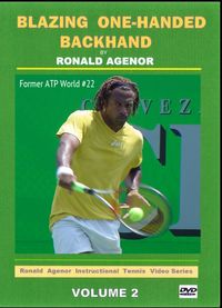 Blazing One Handed Backhand by Ronald Agenor