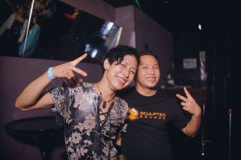 Stephan & Tai - CPU:Molecules EP Release Party & Kenzo-A’s Birthday, R Lounge, Shibuya, Tokyo  August 27th, 2022  A Planet X & Sculpted Sounds Production  https://www.facebook.com/sculptedsounds  https://www.instagram.com/hidariheadkick  https://www.instagram.com/sculptedsounds/  https://www.beatport.com/label/sculpted-sounds/69754  https://www.facebook.com/pages/R-Lounge/2253456094889747
