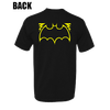 Black Shirt w/ Yellow Kid Bitchin' Logo and Bat on Back